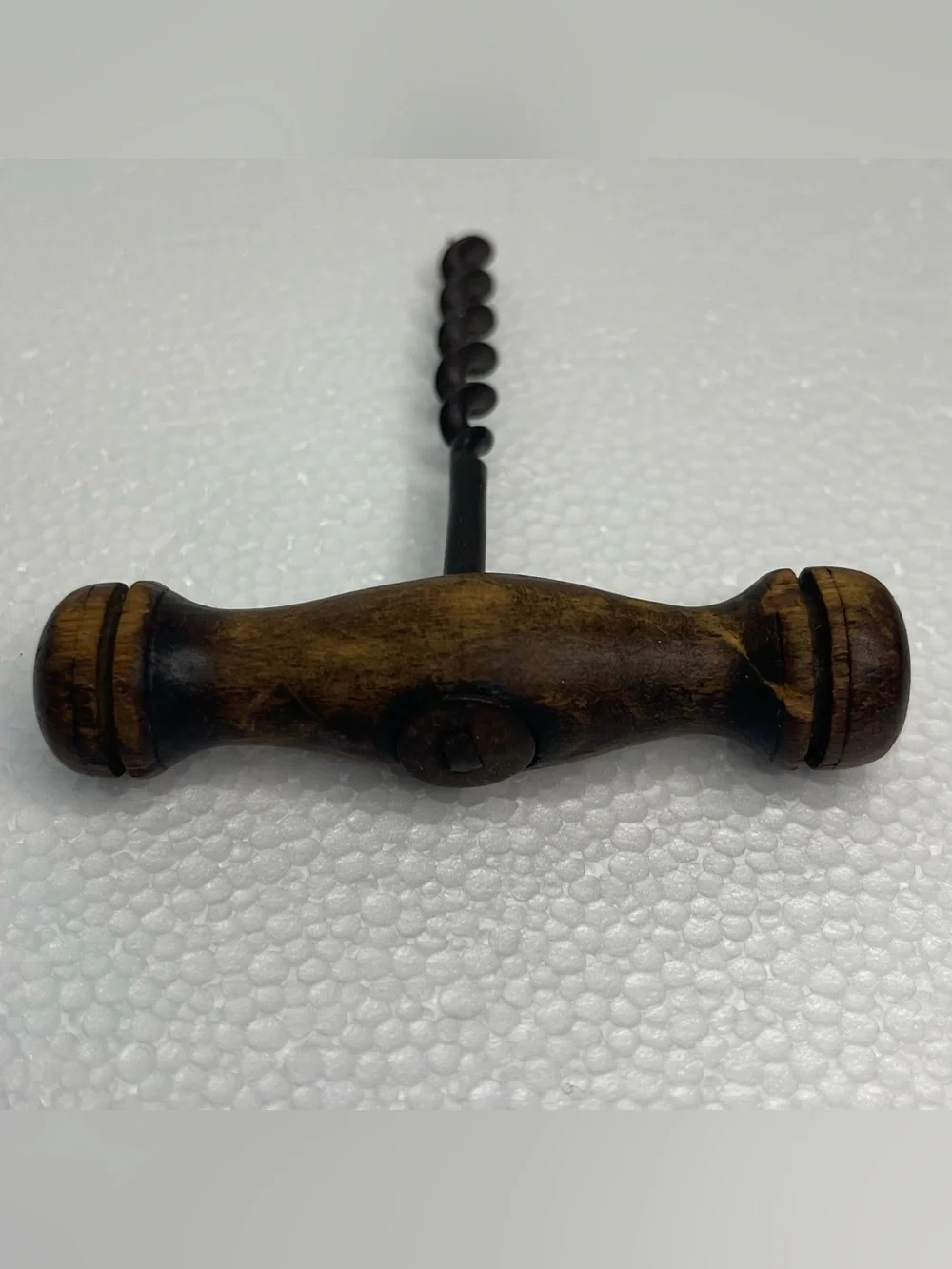 Wood Handle Corkscrew - Brown & Black